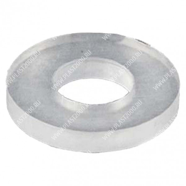 Шайба плоская пластиковая круглая внутренний Ø 4 мм, наружный Ø 10 мм .