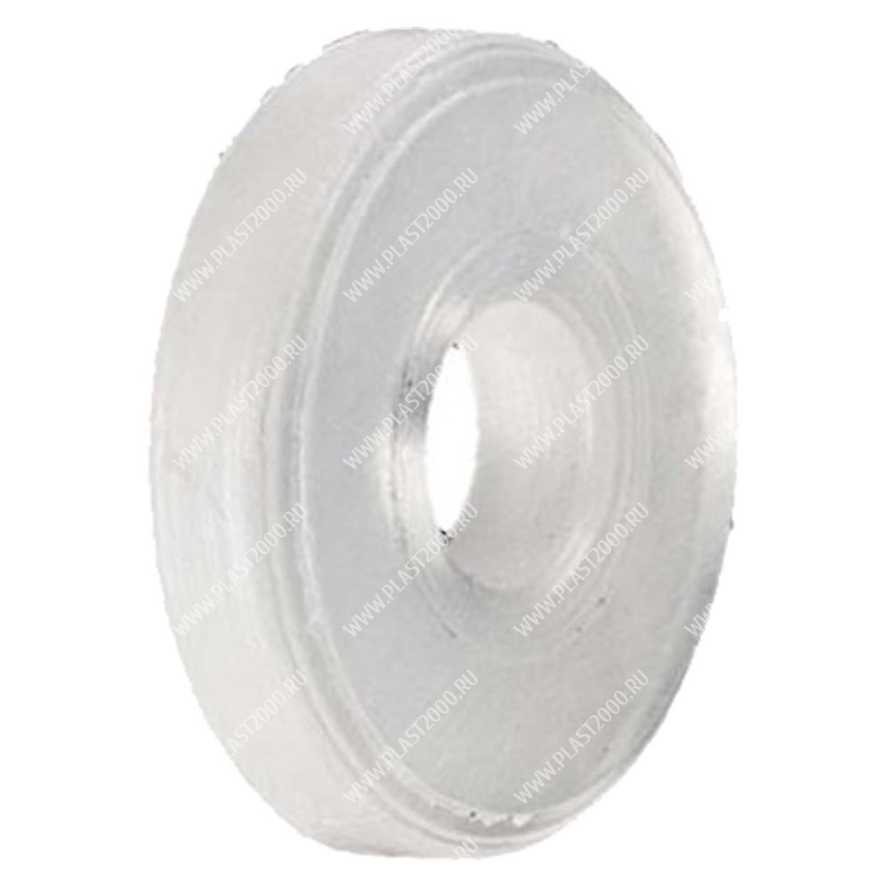 Шайба плоская пластиковая круглая внутренний Ø 4 мм, наружный Ø 13 мм .