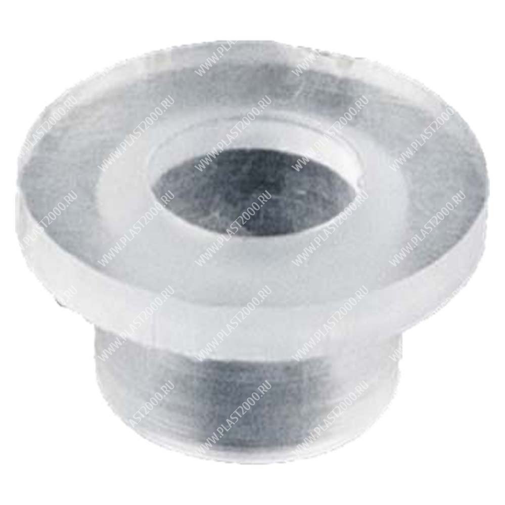 Шайба втулка пластиковая круглая внутренний Ø 4 мм, наружный Ø 10 мм .