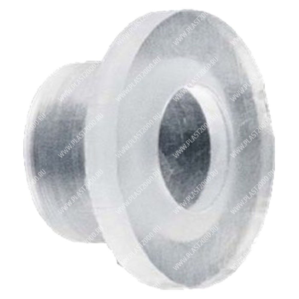 Шайба втулка пластиковая круглая внутренний Ø 4 мм, наружный Ø 10 мм .